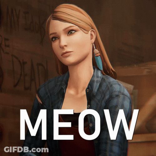 Woman Sitting By Sign Saying Dead GIF