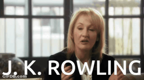 Woman Sitting By Window J.K. Rowling GIF
