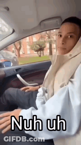 Woman Sitting In Car Hood GIF