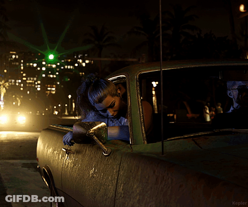 Woman Sitting In Car With Kepler GIF
