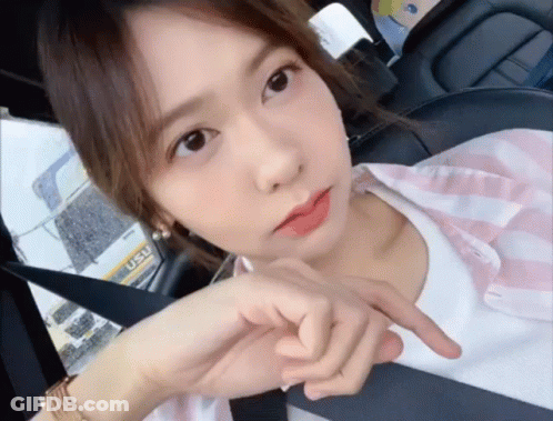 Woman Sitting In Car With Seat Belt And Yellow Sign Ucu GIF