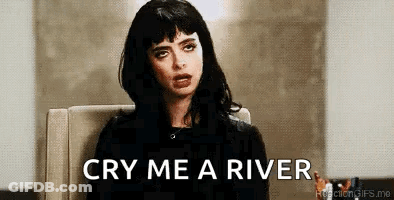 Woman Sitting In Chair Cry Me A River GIF