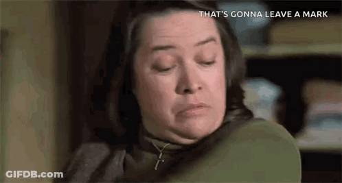 Woman Sitting In Chair Eyes Closed That's Gonna Leave A Mark GIF