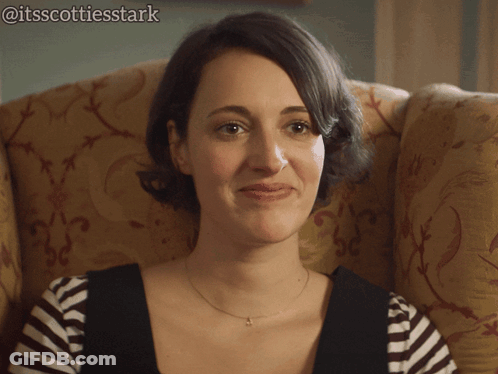 Woman Sitting In Chair @Itsscottiesstark GIF