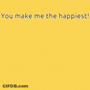 Woman Sitting In Chair Saying I'm So Happy GIF