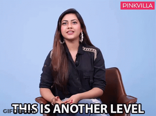 Woman Sitting In Chair This Is Another Level GIF