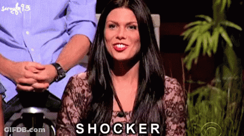 Woman Sitting In Chair With Shocker On Face GIF