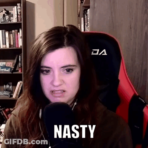 Woman Sitting In Front Of Microphone Nasty GIF
