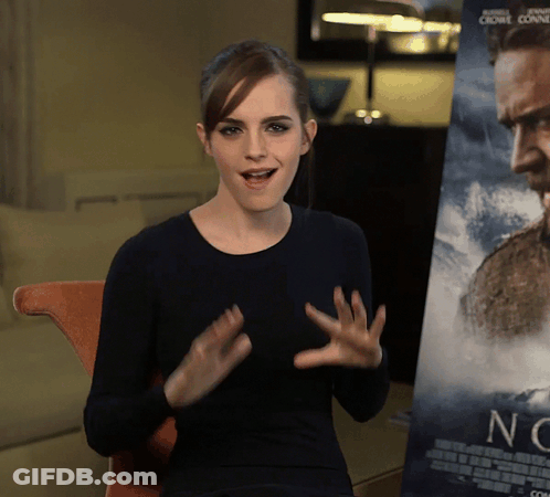 Woman Sitting In Front Of No Poster GIF
