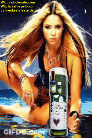Woman Sitting Next To Bright Love Bottle GIF