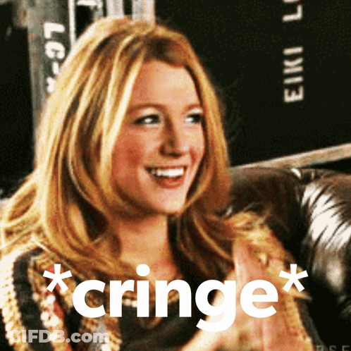 Woman Sitting On Couch Cringe GIF