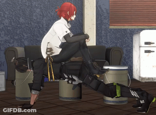 Woman Sitting On Man's Back GIF