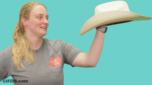 Woman Sitting On Rocking Horse At Guarimba International Film Festival GIF