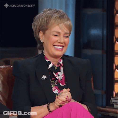 Woman Sitting Smiling GIF