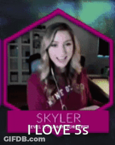 Woman Skyler I Love 5S GIF