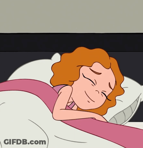 Woman Sleeping In Bed GIF