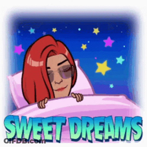 Woman Sleeping In Bed Sweet Dreams GIF