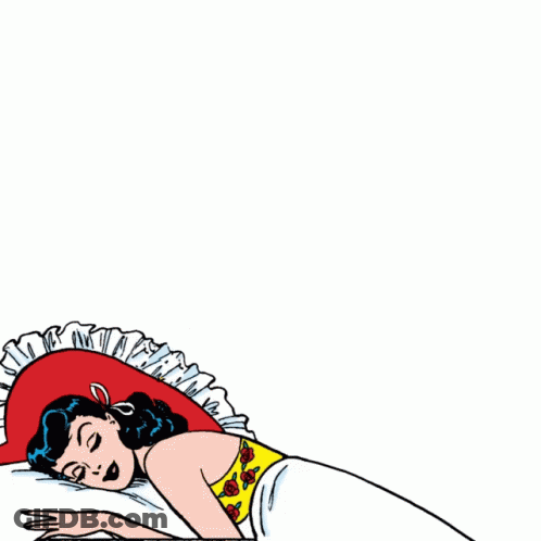 Woman Sleeping On Bed GIF