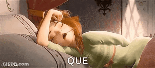 Woman Sleeping With Que GIF