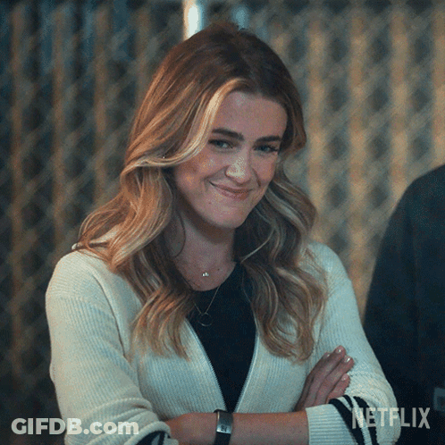 Woman Smiling Arms Crossed Netflix GIF