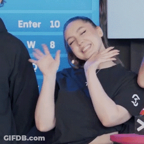 Woman Smiling At Enter 10 W 8 Screen GIF