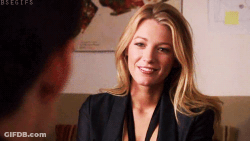 Woman Smiling At Man GIF