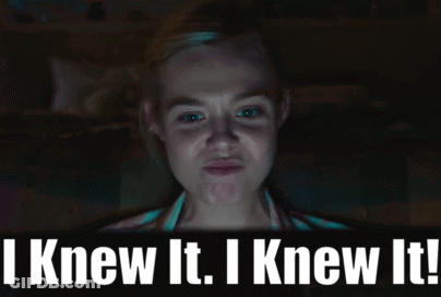Woman Smiling Behind I Knew It GIF