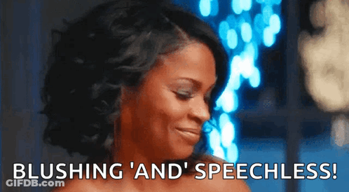 Woman Smiling Blushing Speechless GIF