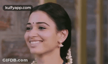 Woman Smiling Close Up GIF