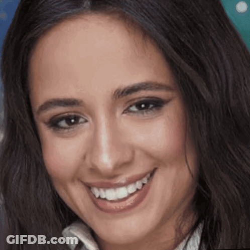 Woman Smiling Close Up GIF