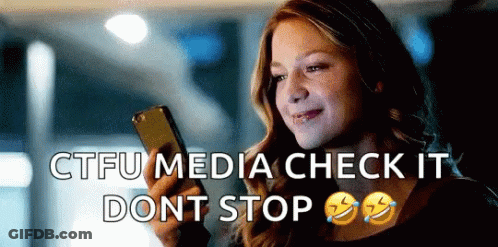 Woman Smiling CTFU Media Check It Don't Stop GIF