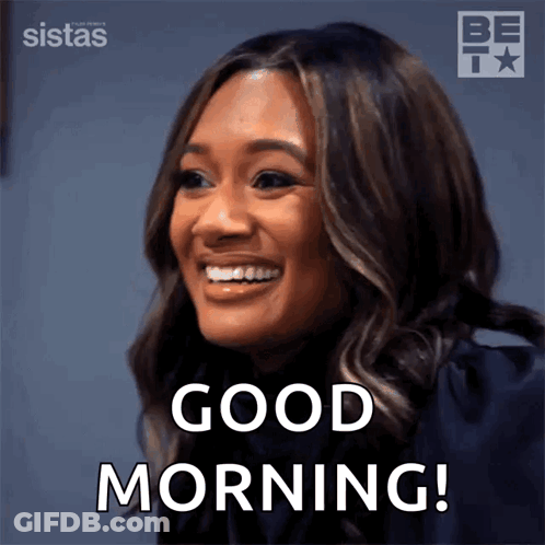 Woman Smiling Good Morning GIF