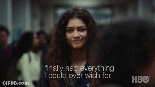 Woman Smiling I Finally Had Everything I Could Ever Wish For GIF