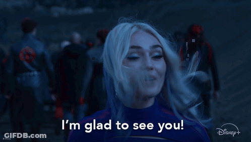 Woman Smiling I'm Glad To See You GIF