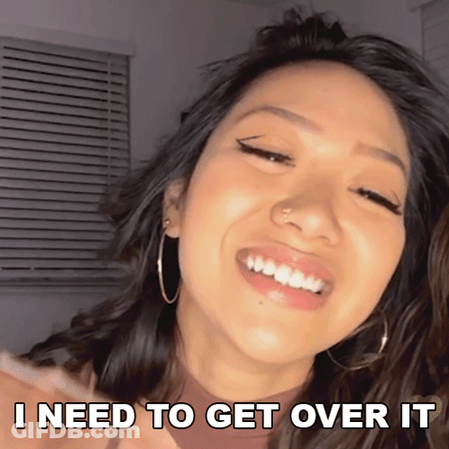 Woman Smiling I Need To Get Over It GIF