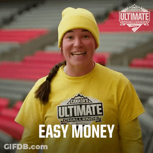 Woman Smiling In Canada's Ultimate Challenge Shirt GIF