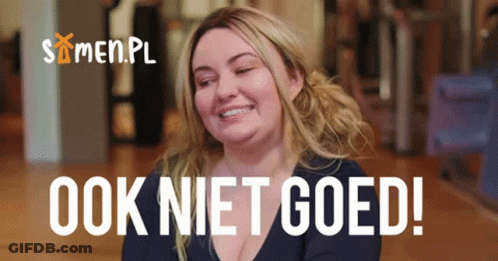 Woman Smiling In Front Of Samen Pl Sign GIF