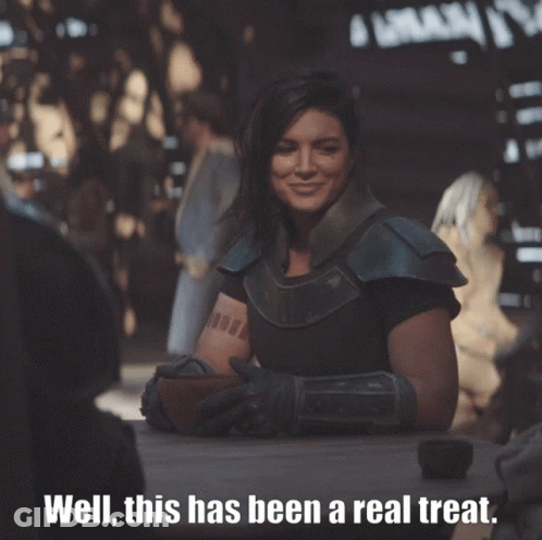 Woman Smiling In Stadium GIF