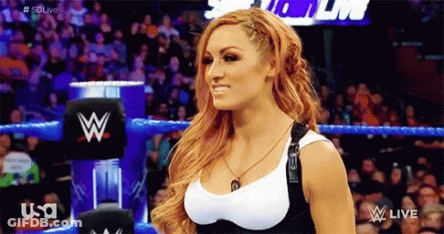 Woman Smiling In Wrestling Ring GIF