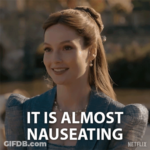 Woman Smiling It Is Almost Nauseating GIF