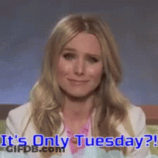 Woman Smiling It's Only Tuesday GIF