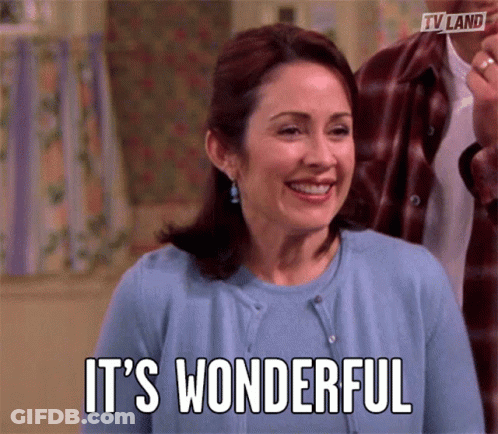 Woman Smiling It's Wonderful GIF