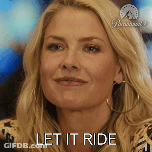 Woman Smiling Let It Ride GIF