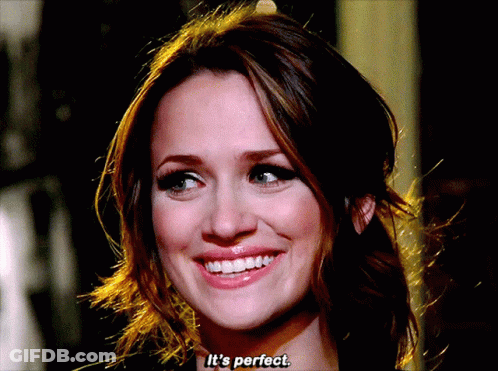 Woman Smiling Saying It's Perfect GIF