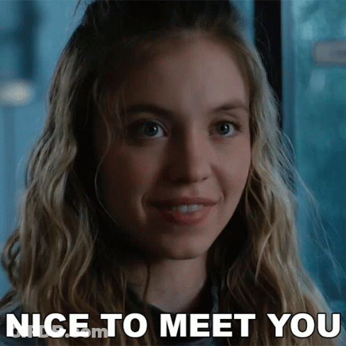 Woman Smiling Saying Nice To Meet You GIF