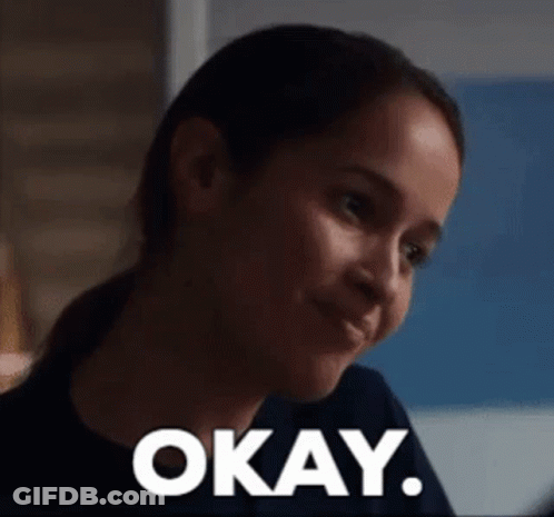 Woman Smiling Saying Okay GIF