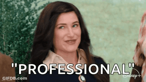 Woman Smiling Saying Professional GIF
