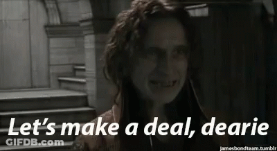 Woman Smiling Says Let's Make A Deal Dearie GIF