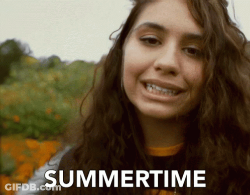 Woman Smiling Summertime GIF