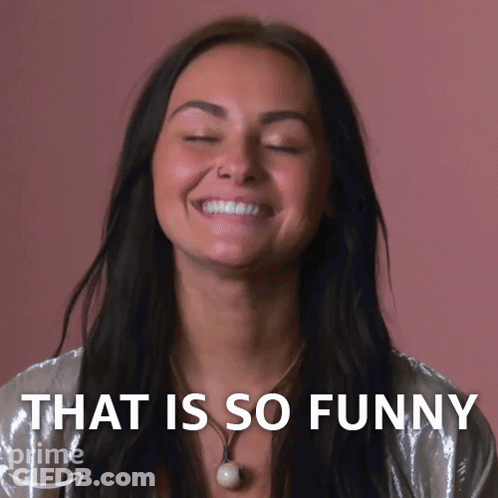 Woman Smiling That Is So Funny GIF